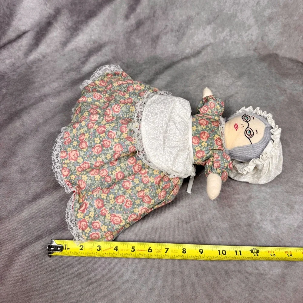 Vintage Topsy Turvy Reversible Doll Red Riding Hood Grandmother Wolf Handmade